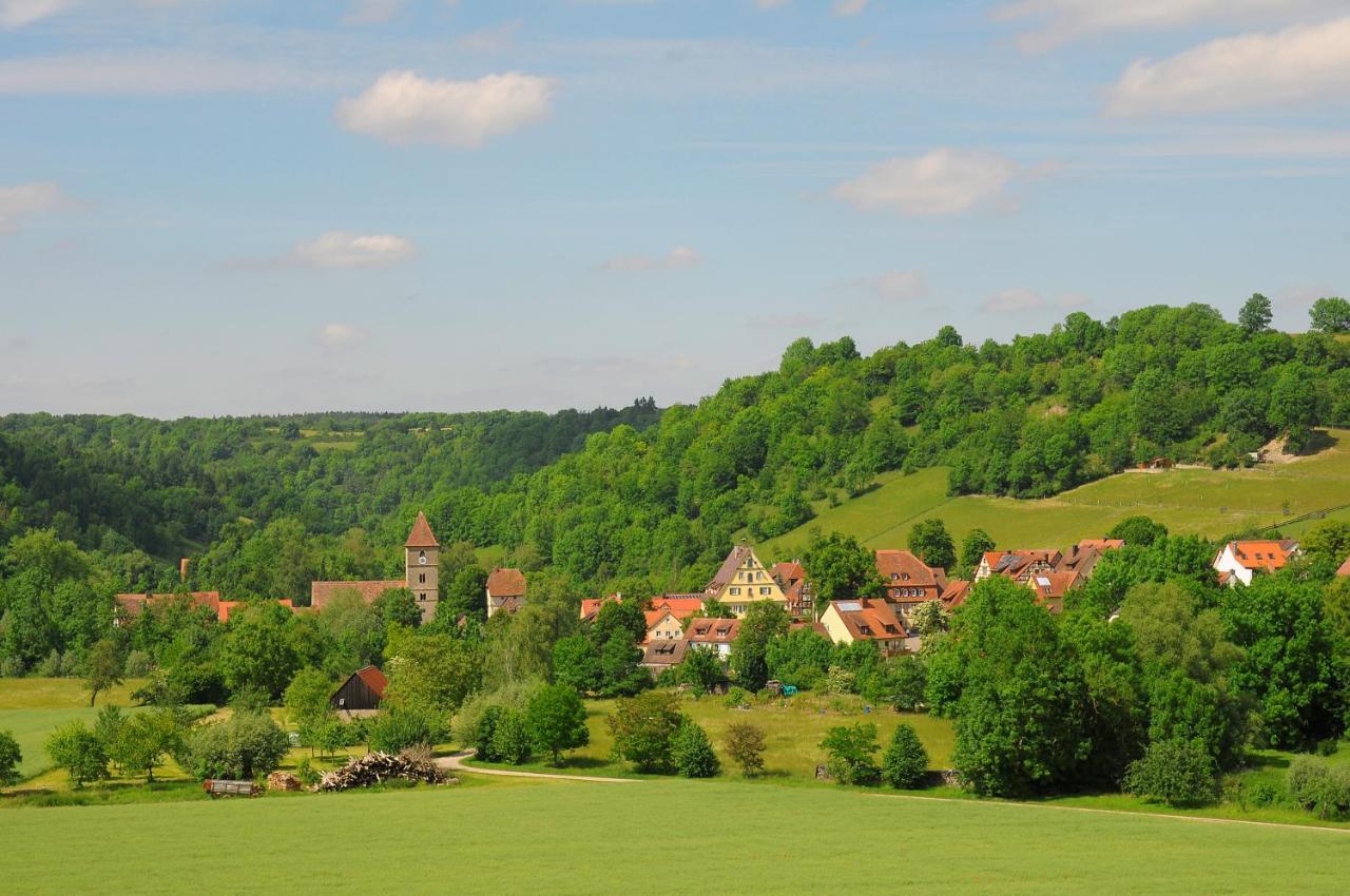 Schwarzes Lamm Hotel Rothenburg ob der Tauber Bagian luar foto
